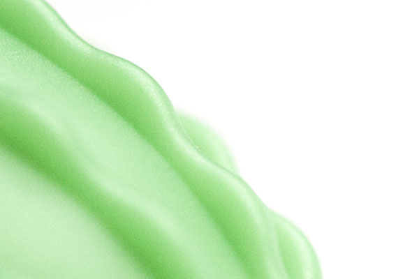 Waves of green color