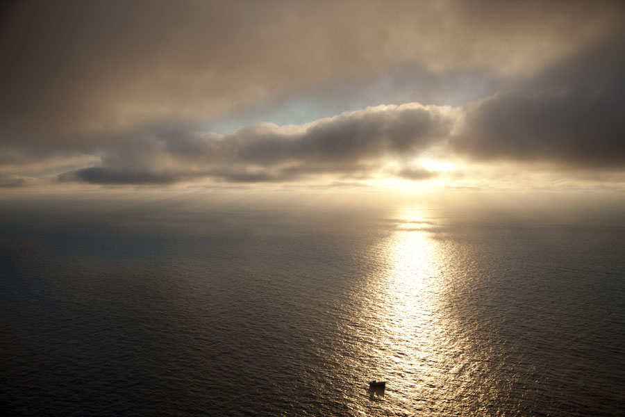 Nordkapp - sailing away