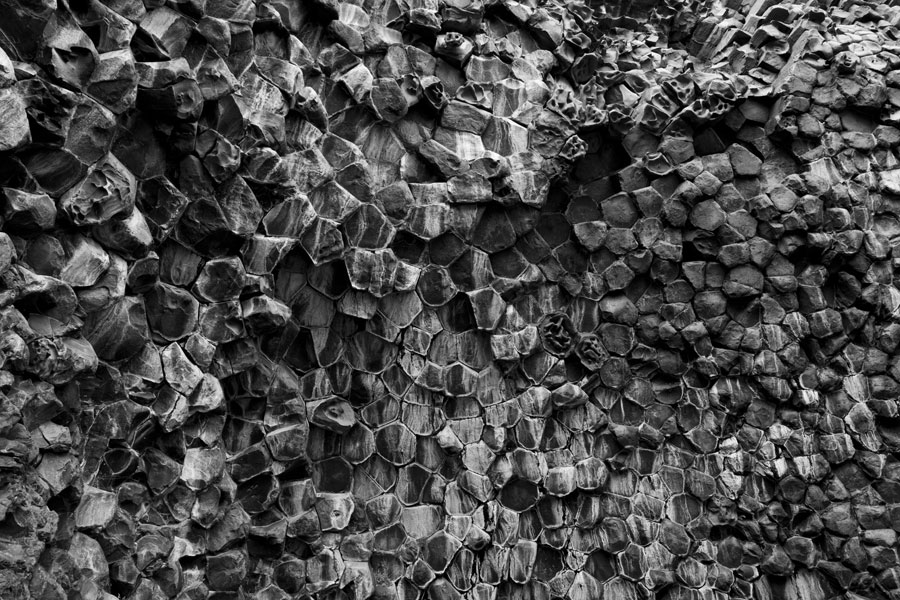 Iceland - basalt pattern