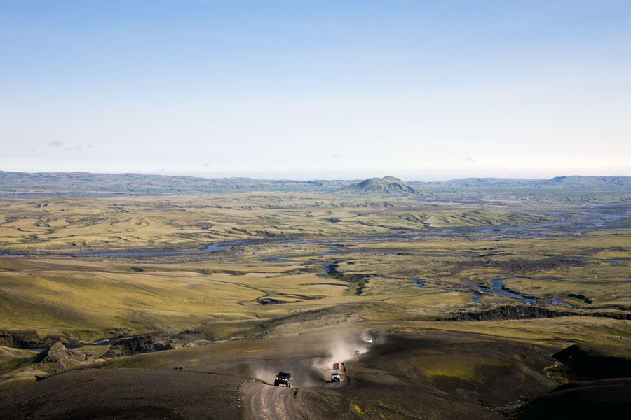 Iceland - crossing Iceland VI - the caravan