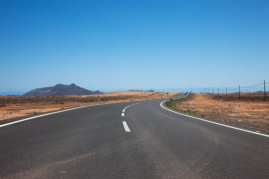 Spain - Fuerteventura - Curvy roads
