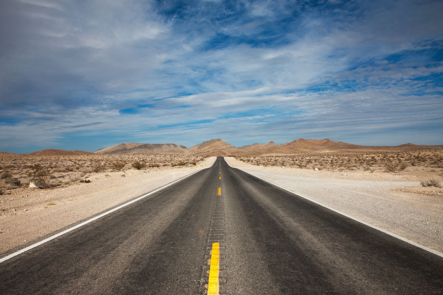 On the Road - California